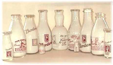 Old-Fashioned Milk Bottles